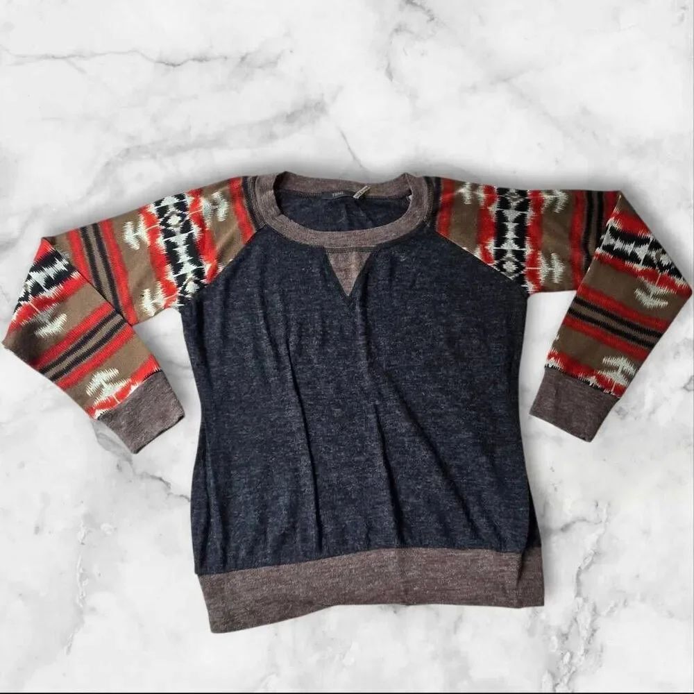 THML Long Sleeve Aztec Shirt